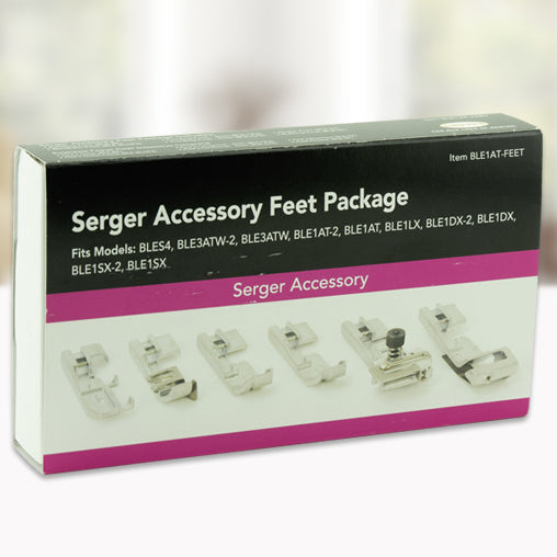 6 Serger Accessory Feet Package