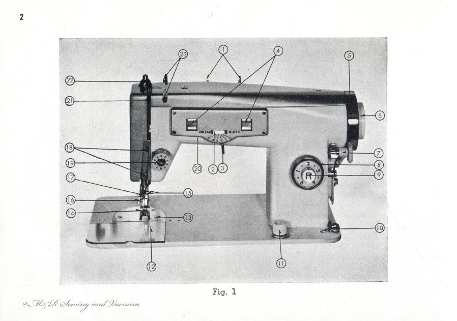 White 782 Sewing Machine Instruction Manual