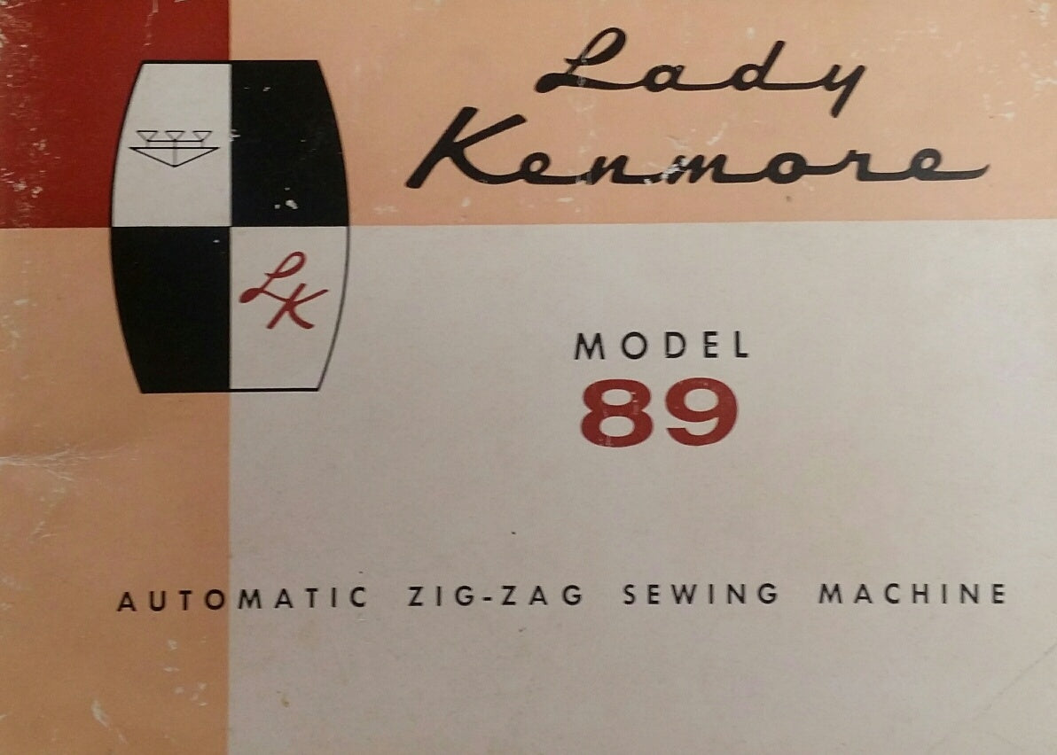 Kenmore Model 89 Instruction Book