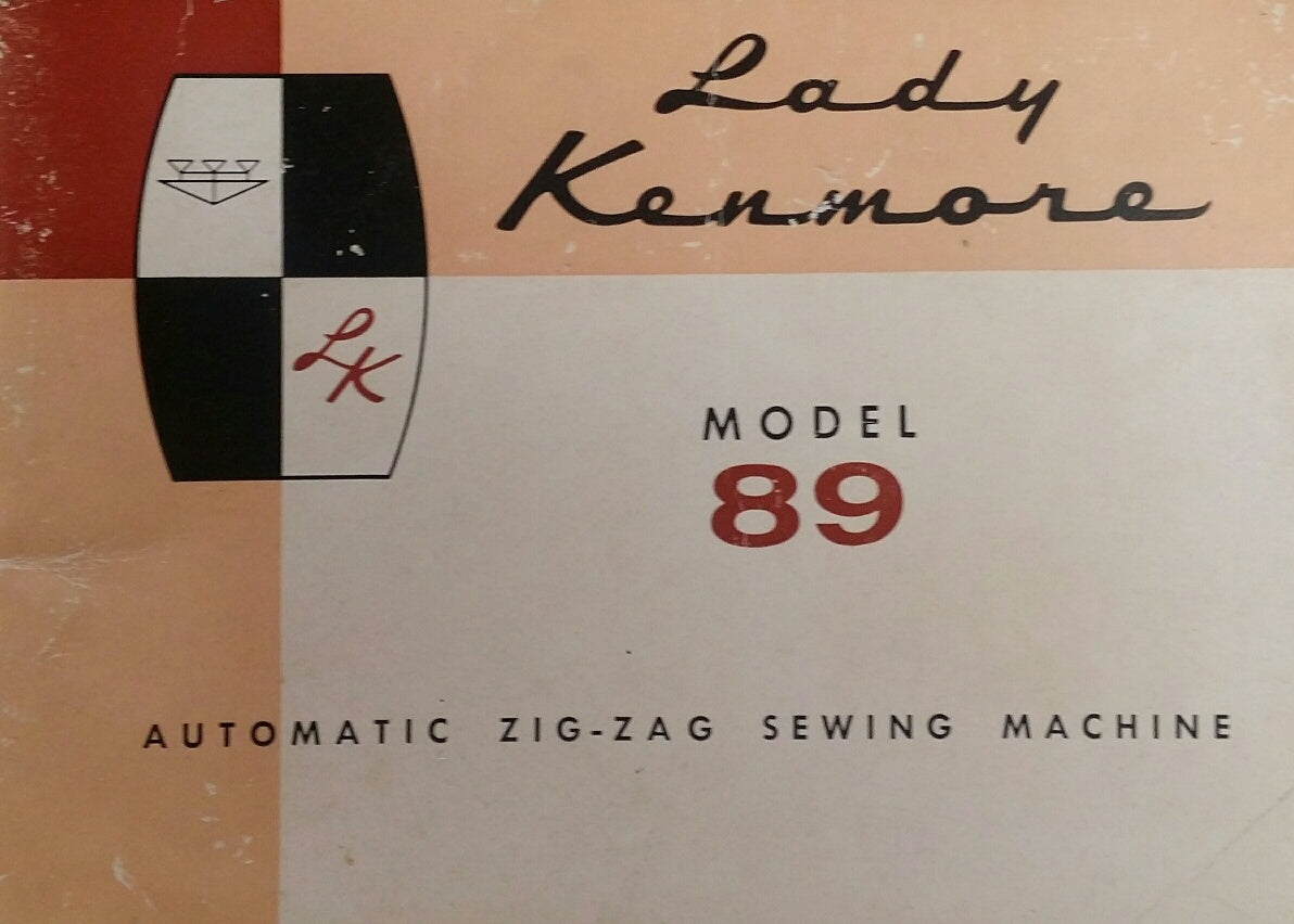 Kenmore Model 89 Instruction Book