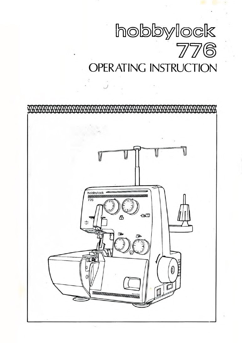 Pfaff Hobbylock 776 Serger Manual