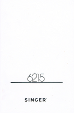 Singer 6215 Instruction Manual