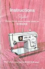 Singer Stylist 478 Instruction Manual