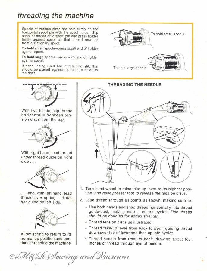 Singer Touch & Sew 778/758 Instruction Manual