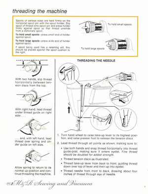 Instruction Manual, Singer 778, 758