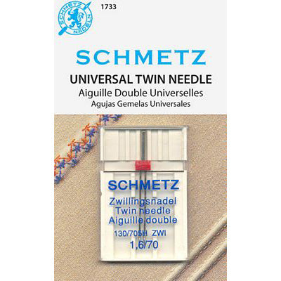 Schmetz Twin Universal Needle - 1.6mm/70