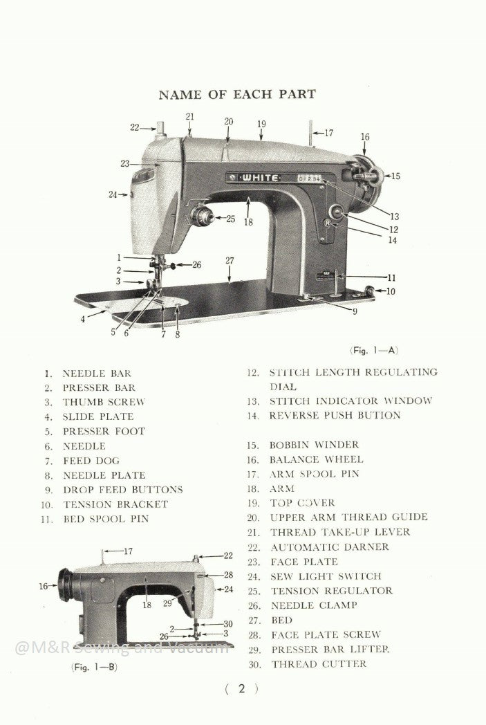 White 660 Instruction Manual