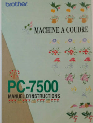 Brother PC-7500 Instruction Book - French
