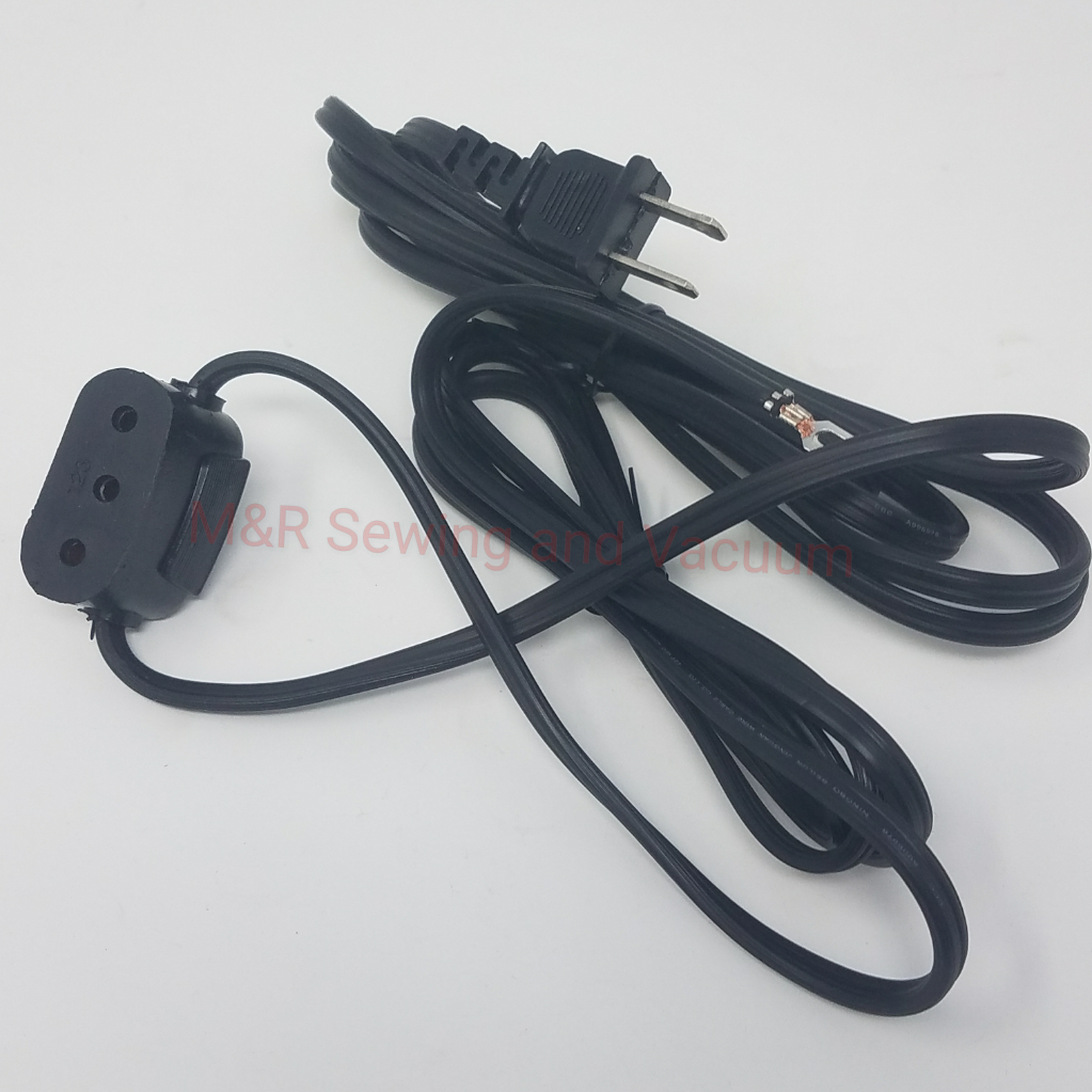 Foot Control Double Lead Power Cord For SINGER 15-91