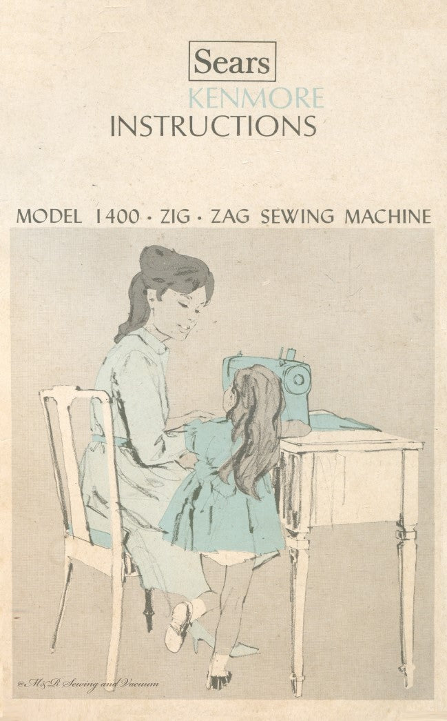 Kenmore 1400 Instruction Manual