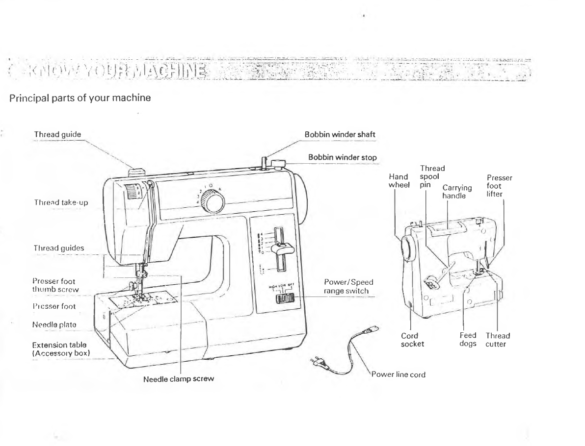 Instruction Manual, Baby Lock BL5500