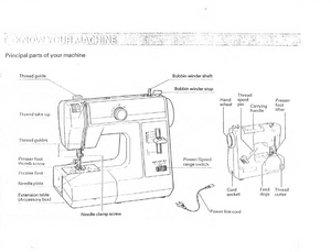 Instruction Manual, Baby Lock BL5500