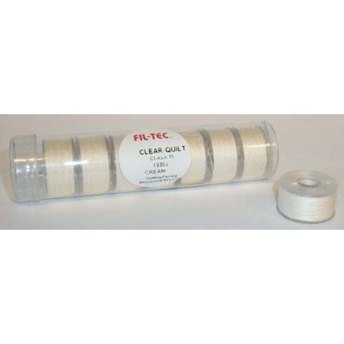 Fil-Tec 15 Class Prewound Cotton Bobbins - Cream