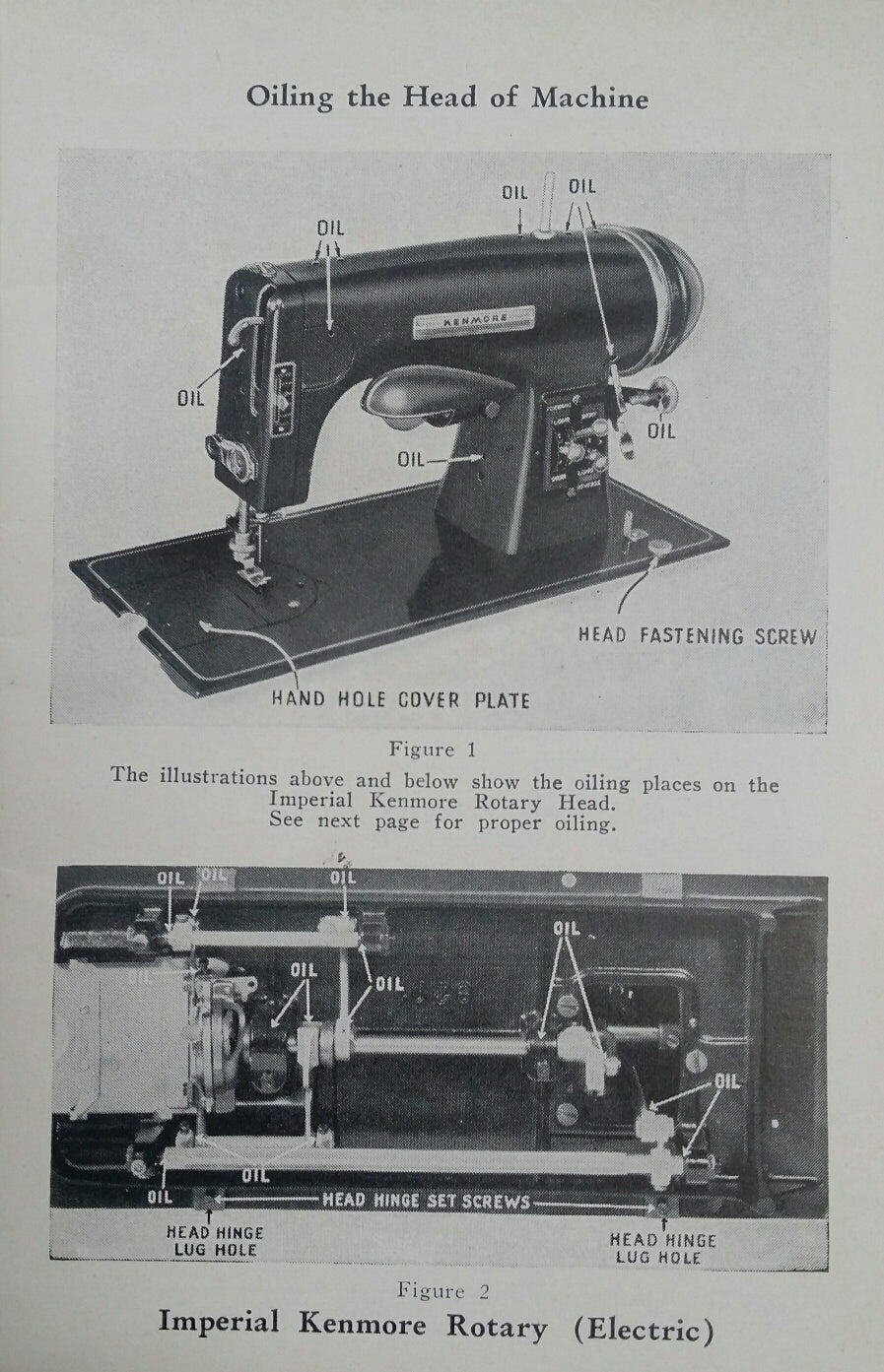 Instruction Book, Kenmore Model 120.491 - mrsewing