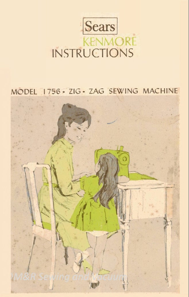 Kenmore 1756 Instruction Manual