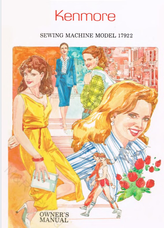 Kenmore 17922 Instruction Manual
