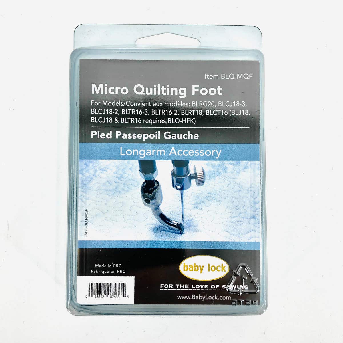 Micro Quilting Foot, Baby Lock