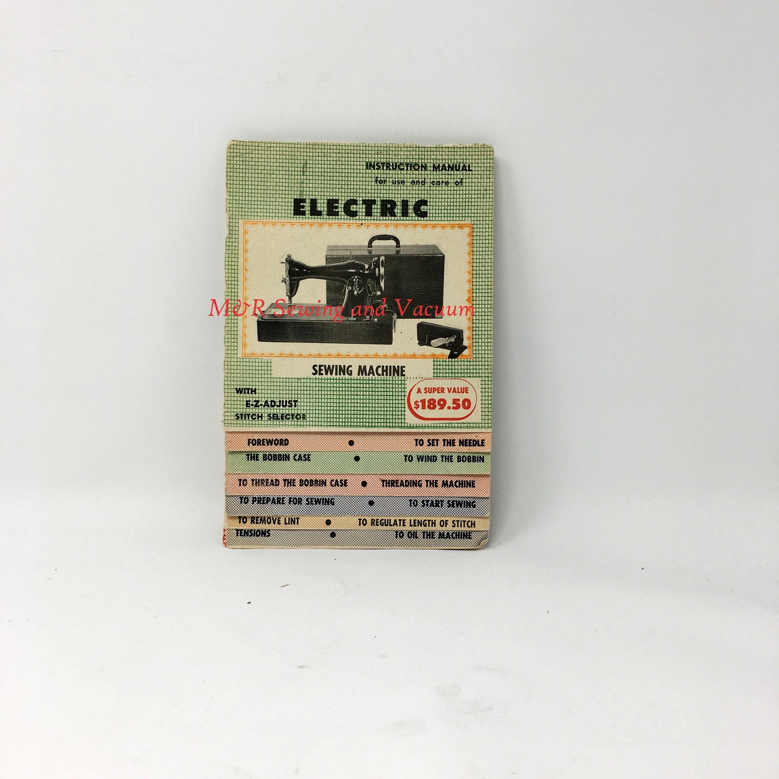 Singer 15-Class Manual