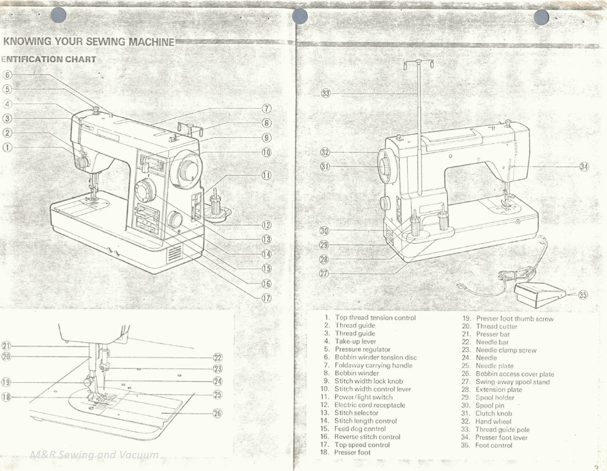 Instruction Manual, White 305