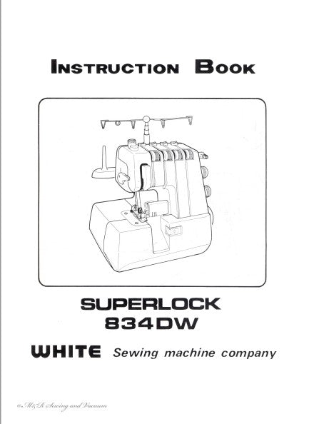 White 834DW Instruction Manual