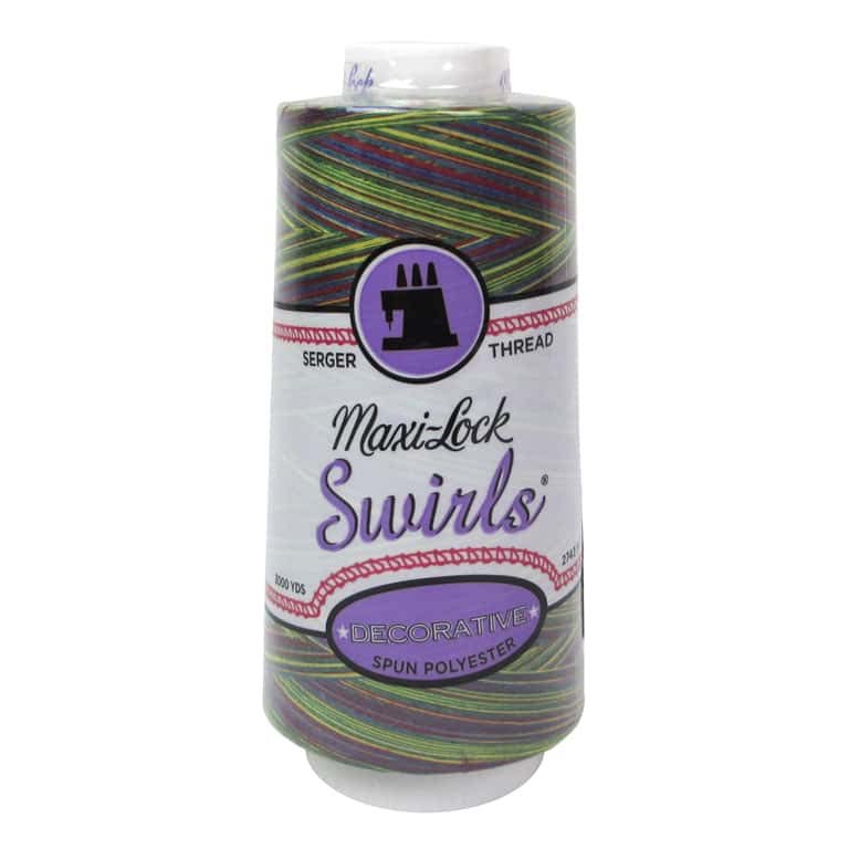 Maxi-Lock Swirls Variegated Thread - Rainbow Swirl