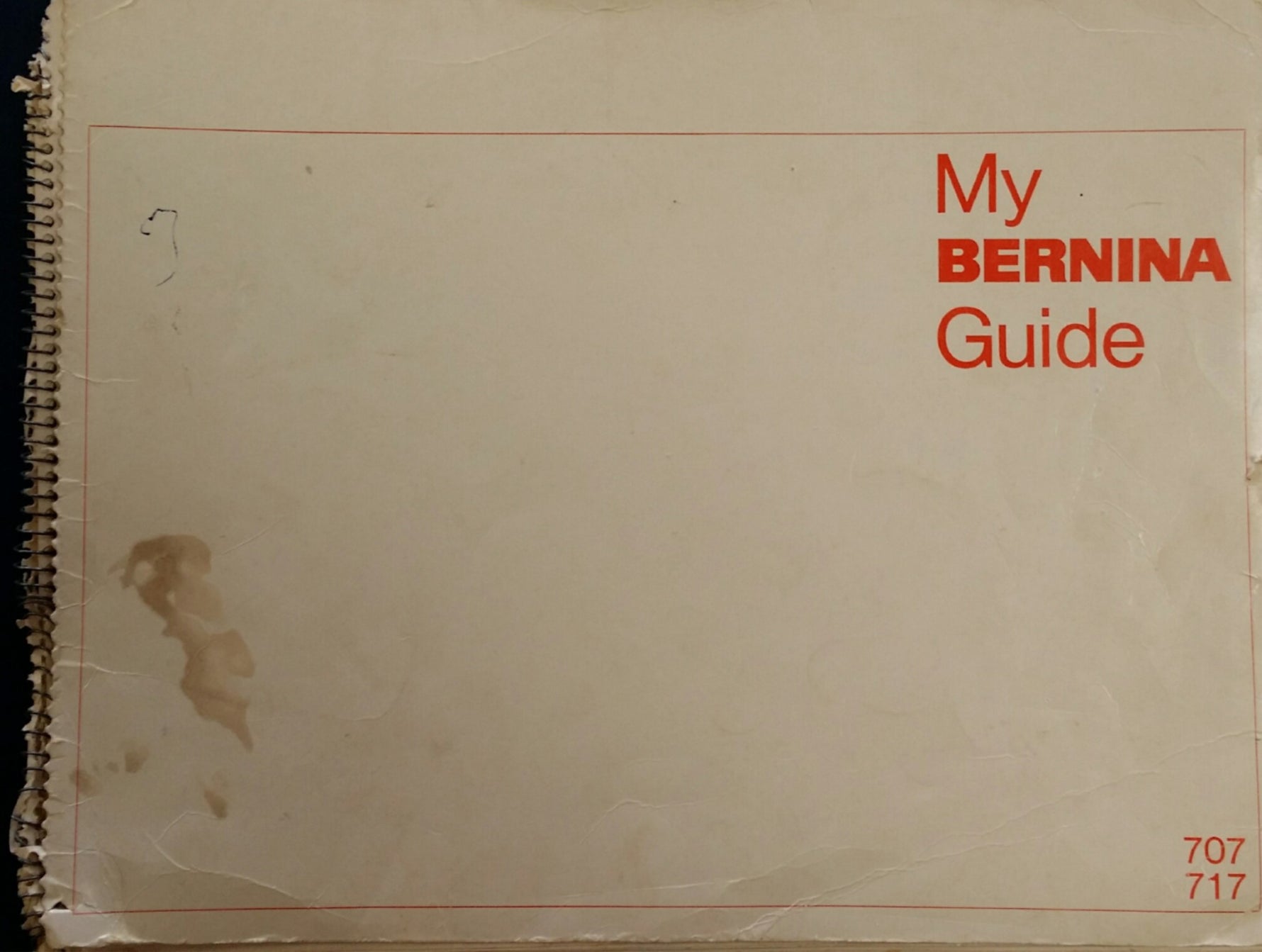 Bernina 707/717 Instruction Manual