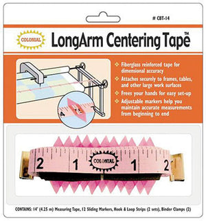 Colonial Longarm Centering Tape - 14ft