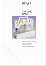 Pfaff 6091 Instruction Manual