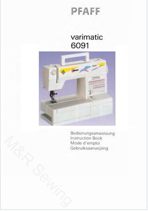 Pfaff 6091 Instruction Manual