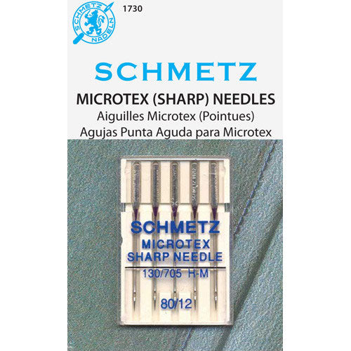 Schmetz Microtex Needles - 80/12