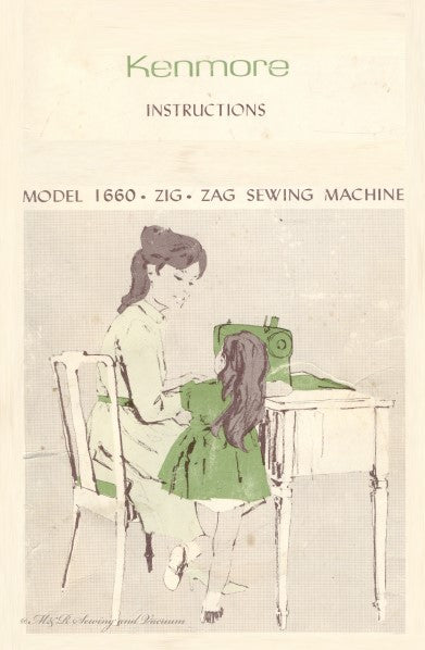 Kenmore 1660 Instruction Manual