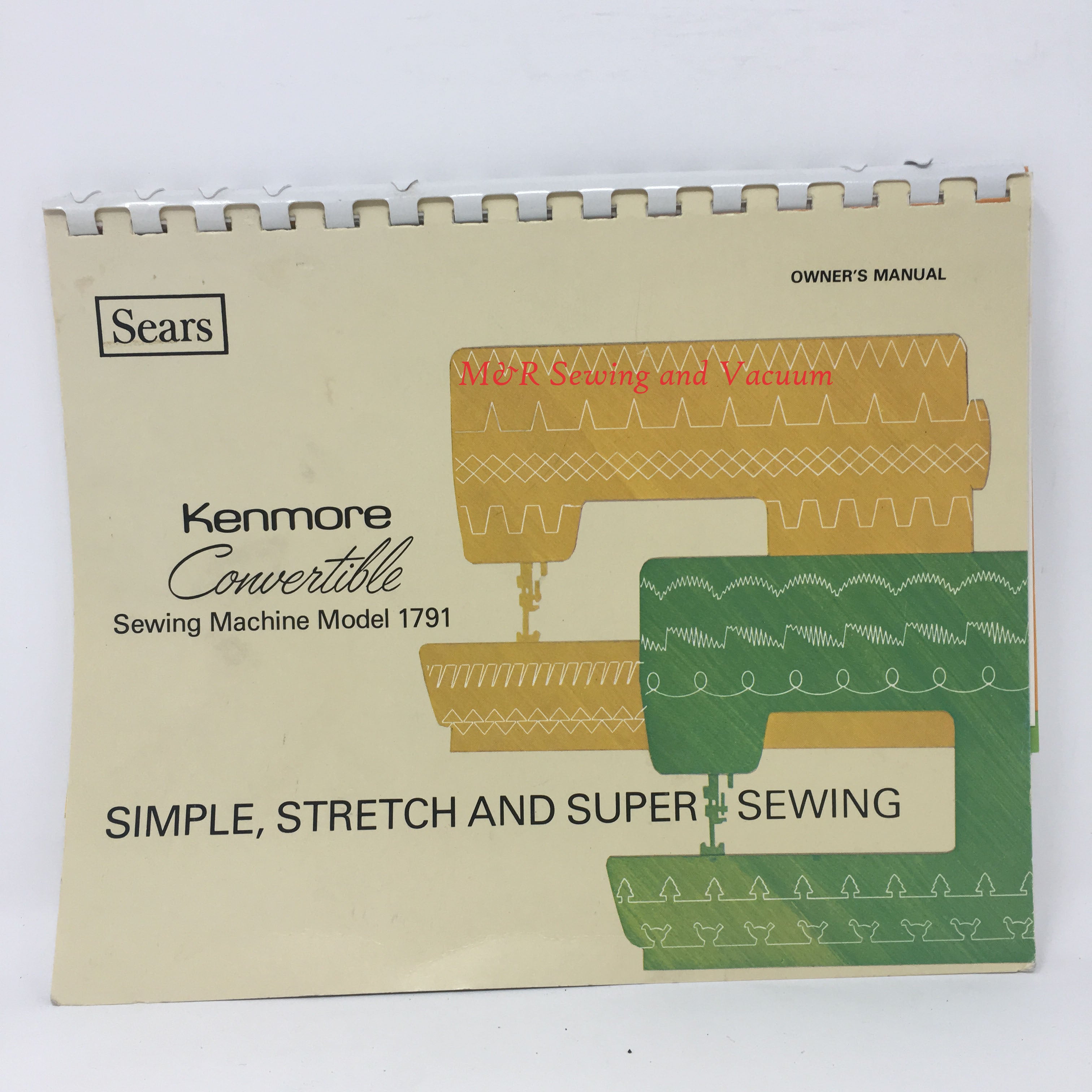 Kenmore Convertible Model 1791 Instruction Manual