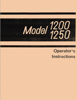 1200/1250 Instruction Manual
