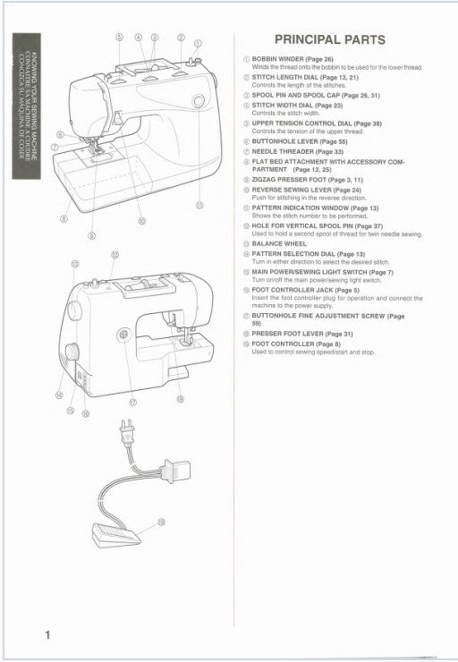Brother XR-46 Instruction Manual