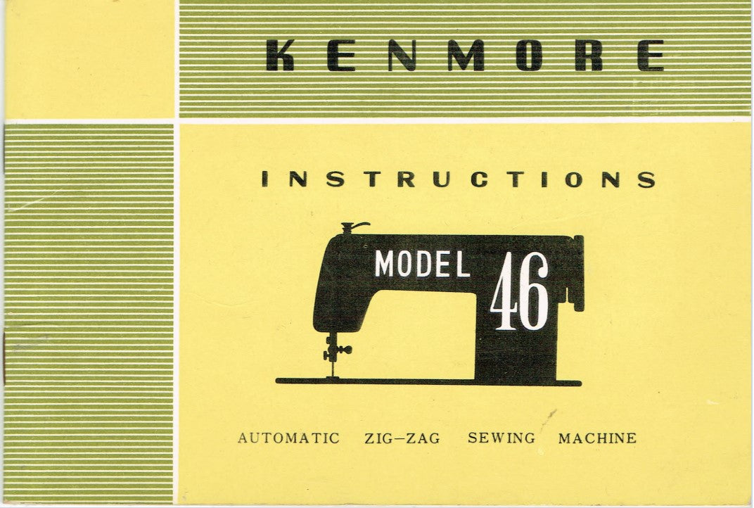 Sears Kenmore Model 46 Instruction Manual
