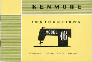 Instruction Manual, Kenmore 46