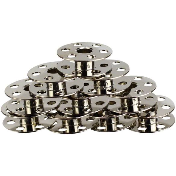 Singer Metal Bobbins, Featherweight - 10/pk