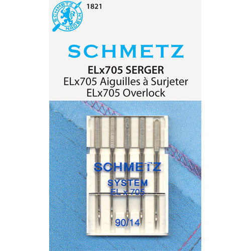 Schmetz ELx705 Serger Needles - 90/14