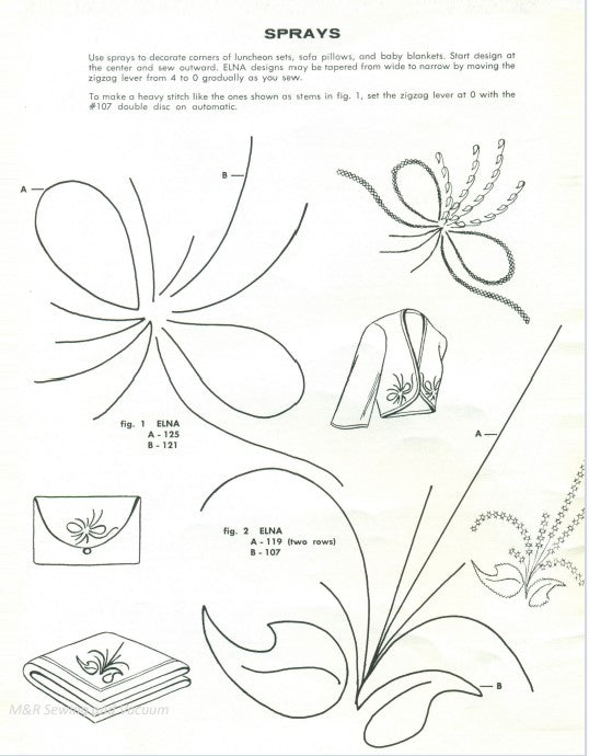 Creative Designs for Embroidery, Necchi