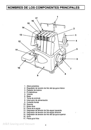 Instruction Manual, White 1634 Serger