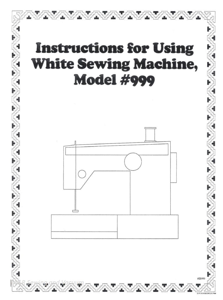 Instruction Manual, White 999