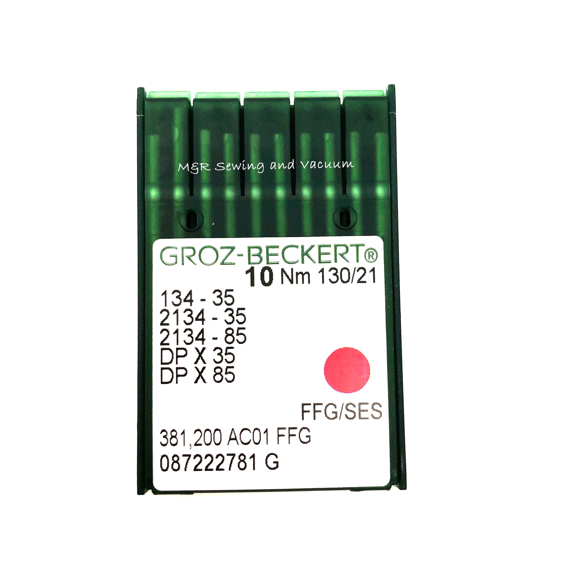 100-Pack Groz-Beckert DPX35 Industrial Sewing Machine Needles - Size 24/180, For PFAFF & Adler Walking Foot Machines