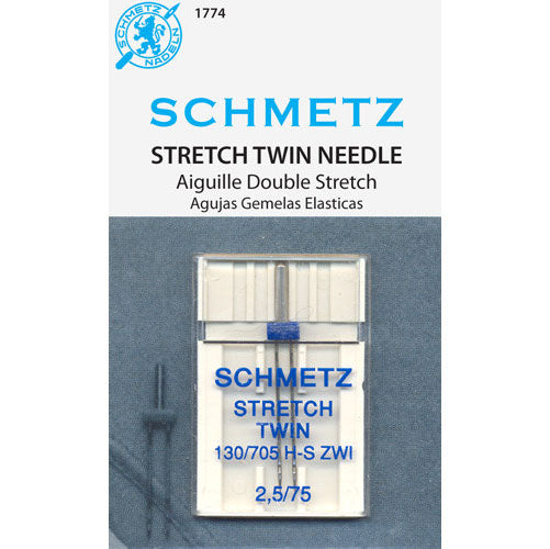 Schmetz Twin Stretch Needle - 2.5mm/75