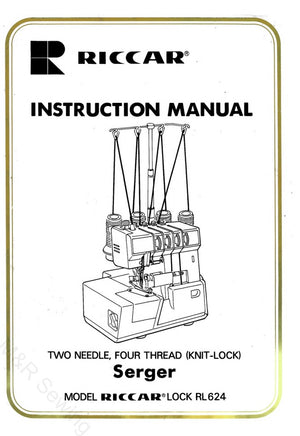 Instruction Manual, Riccar RL624