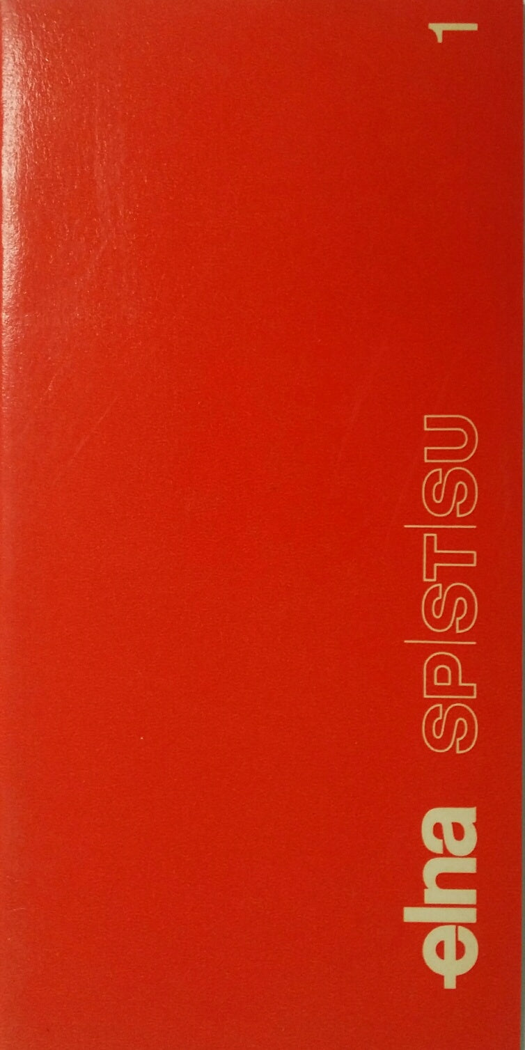 Elna 31, 41, 62, 33, 43, 64 Instruction Book 1