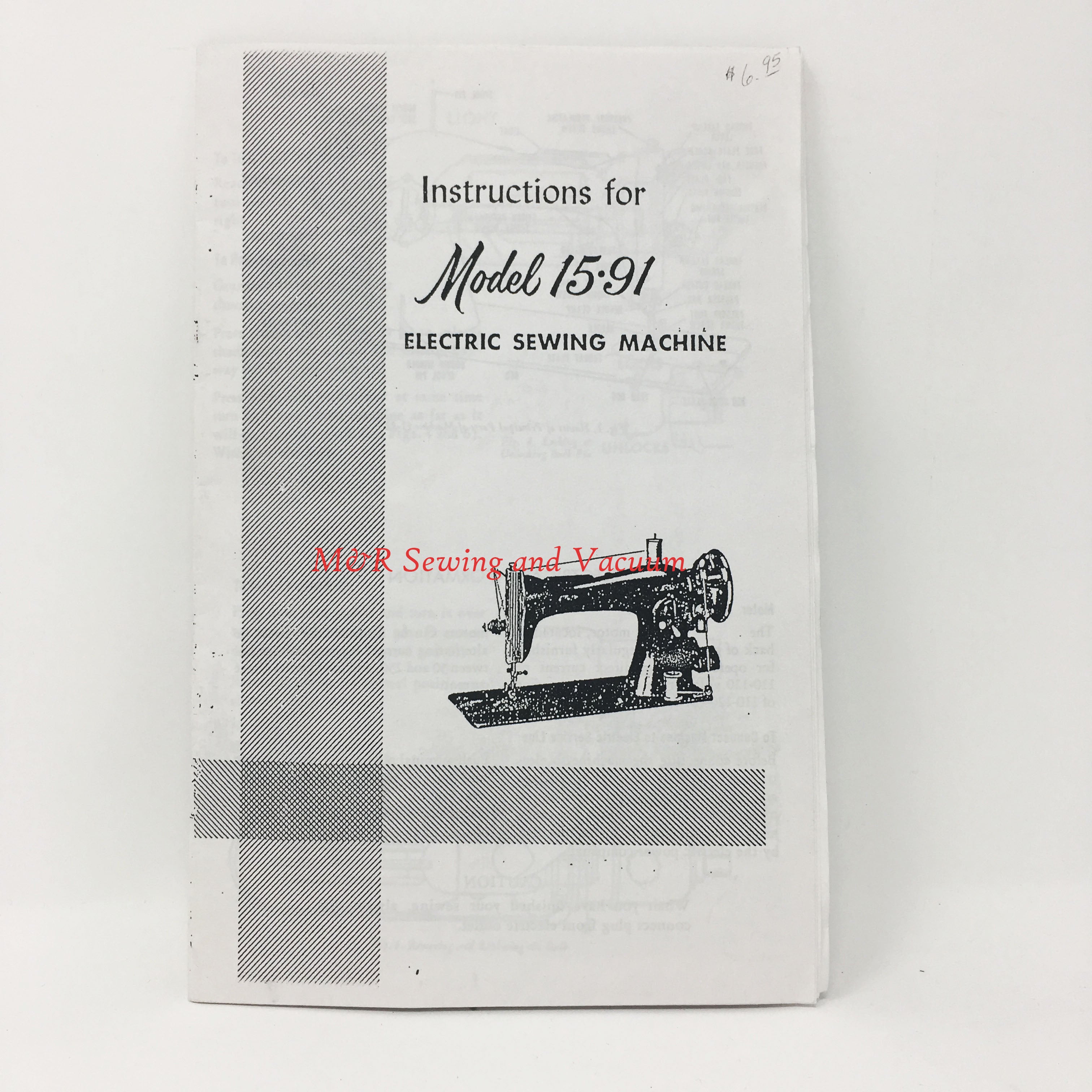 Singer 15-91 Instruction Manual