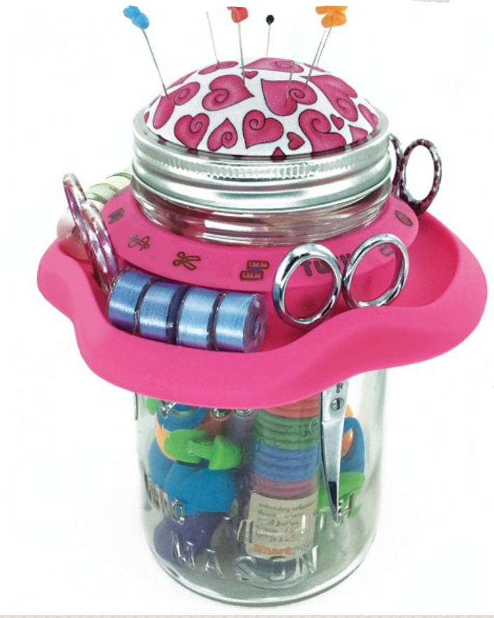 Tutu Notions Holder & Pincushion for Mason Jar