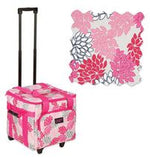 CNL07FL Pink Gray Floral Print