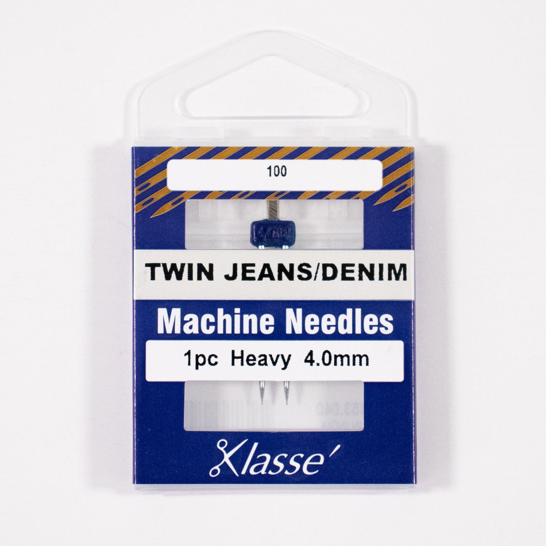 Twin Jeans/Denim Needle 4.0mm wide, Size 100/16, Pkg.1