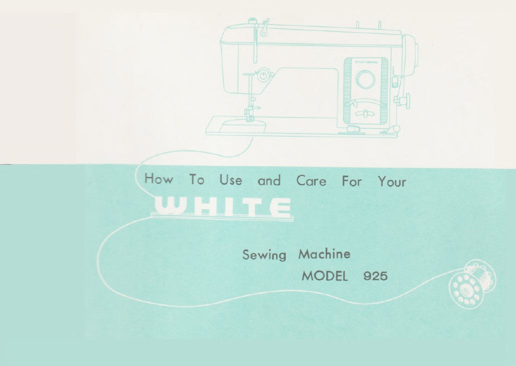 White 925 Instruction Manual